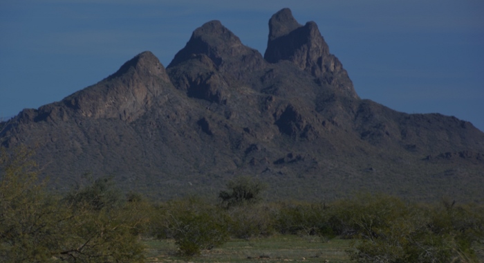 Picacho Peak from the west